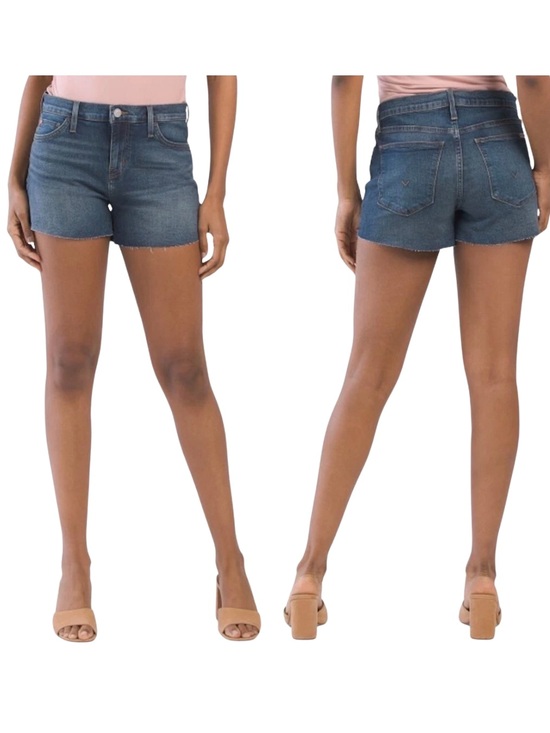 Hudson Jeans Pants - Hudson Gracie Midrise Cut Off Denim Shorts Blue Raw Hem Stretch Womens Size 25